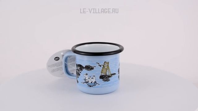 MOOMIN КРУЖКА ЭМАЛИРОВАННАЯ MELLOW WIND смотреть онлайн