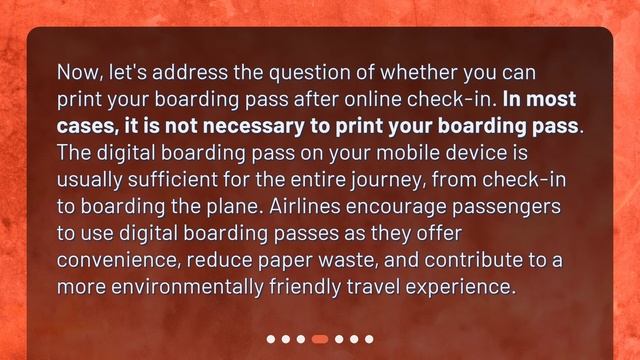 Can I print my boarding pass after online check-in? смотреть онлайн