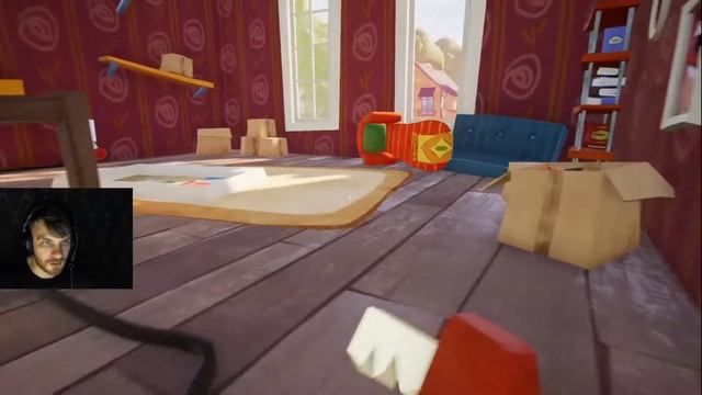 ЭТО ПРОСТО ЖЕСТЬ! (ПРОХОЖДЕНИЕ HELLO NEIGHBOR #1) смотреть онлайн