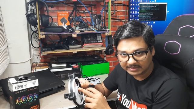 Gamdias Aeolus M2-1204R 3-in-1 Trio Ring RGB Fan - Installation, Setup and Testing | Step-by-step смотреть онлайн