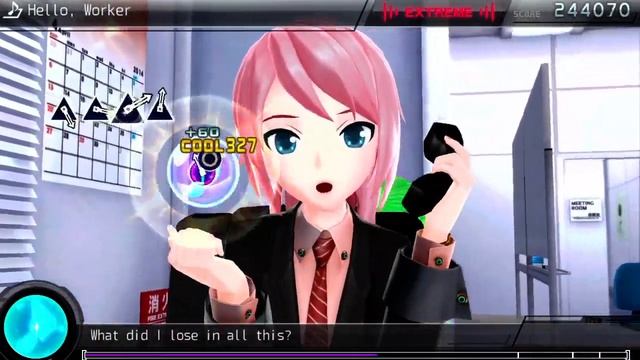 Hello, Worker Perfect! Hatsune Miku: Project DIVA F 2nd смотреть онлайн