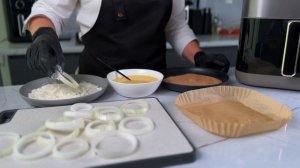 ЛУКОВЫЕ КОЛЬЦА В КЛЯРЕ | Рецепты для аэрогриля