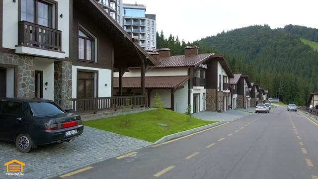 Гаражні ворота Alutech в Mountain Residence Apartments & Chalet, Буковель (Івано-Франківська обл.) смотреть онлайн