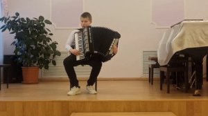 Киселев Константин. Дм. и Д. Покрасс "Казаки в Берлине". Солисты(аккордеон), 2 возр.группа (11-13)