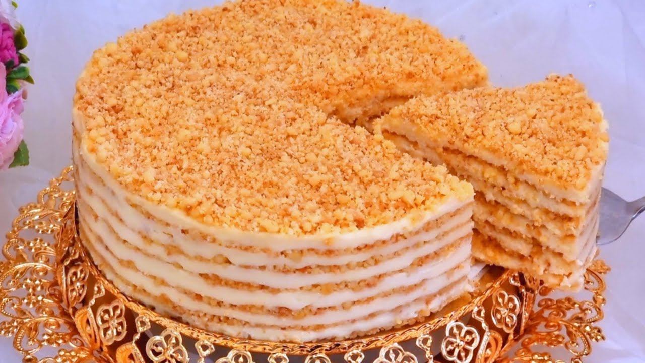 ТОРТ за 15 минут БЕЗ духовки и БЕЗ печенья! Вкусный и простой торт на сковороде! смотреть онлайн