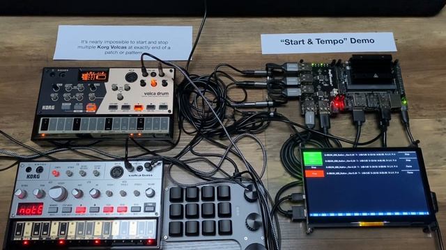 Korg Volca Bass & Drum: „Start and Tempo” Demo смотреть онлайн