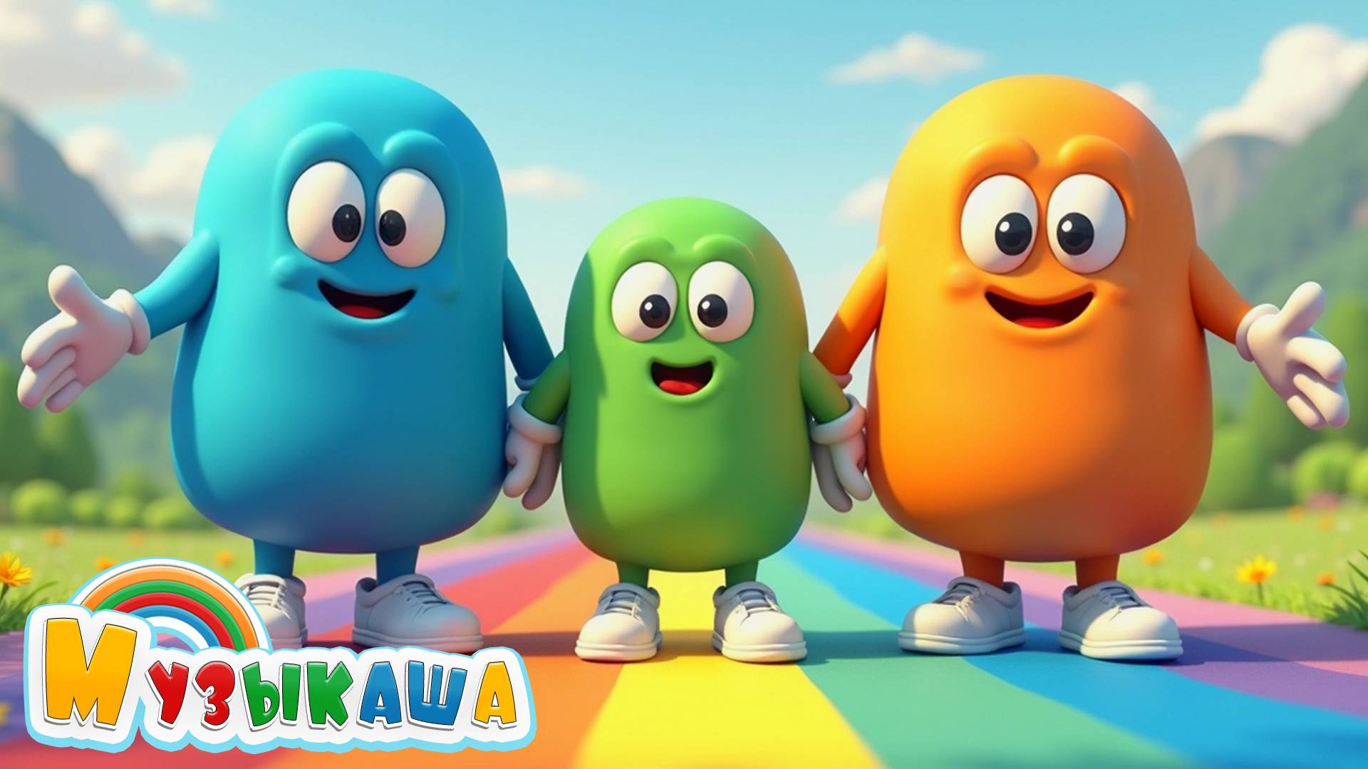 Песенка про радугу и цвета | Кто живёт в радуге? | Весёлая детская песня смотреть онлайн