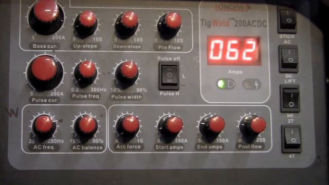 Learning How To Weld Aluminum With LONGEVITY TIG Welder in Pulse Mode Review смотреть онлайн