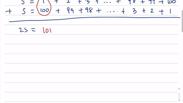 ASEQ11 Sum of Arithmetic Sequence: Gauss' Trick [with English subtitles] смотреть онлайн