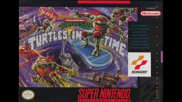 TMNT 4 (SNES) Music: Neon Night-Riders Extended HD смотреть онлайн