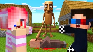 👀ТУНГ ТУНГ ТУНГ СУХУР НАПАЛ НА НАШУ ДЕРЕВНЮ В МАЙНКРАФТ! ШЕДИ И ЛЕСКА MINECRAFT