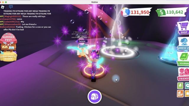 Watch me make a mega Puffin in Adopt Me! смотреть онлайн