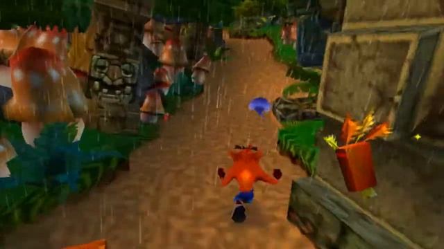 Crash Bandicoot 2: Cortex Strikes Back (PAL) 100% Walkthrough #002 Level 1: Turtle Woods (2/2) смотреть онлайн