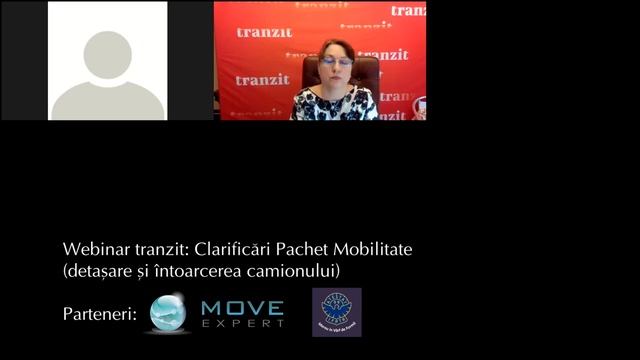 Webinar tranzit: Clarificări Pachet Mobilitate смотреть онлайн