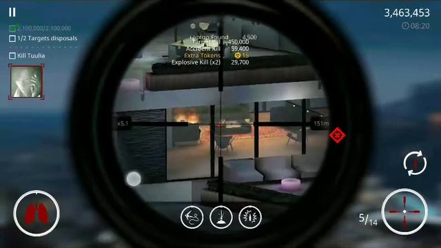 Hitman Sniper : Get a score of 2100000 and get 2 High profile target body disposal смотреть онлайн