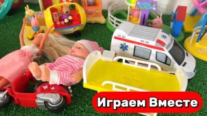 Играем в Доктора 👩⚕️ Играем в куклы Барби ! Лечим малыша ❤️ Игры в Бассейне 💦 Видео для детей