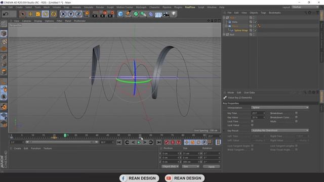 Cinema 4D Tutorial | Lesson 15 | Spline Animation смотреть онлайн