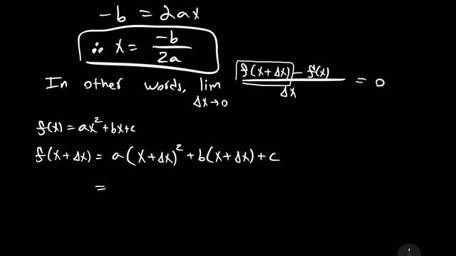 Parabola’s Vertex via Calculus смотреть онлайн