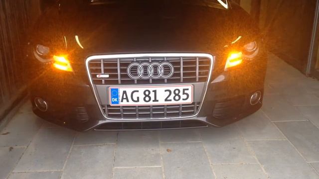 Audi A4 B8 8K Led blinklys forlygter смотреть онлайн