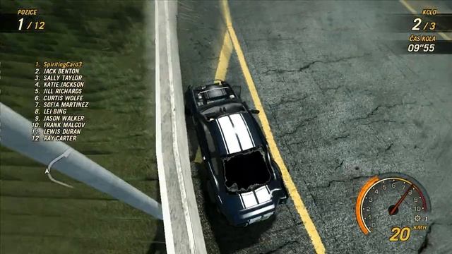FlatOut Ultimate Carnage CZ Race part 1 смотреть онлайн