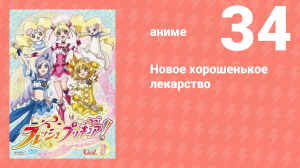 Новое хорошенькое лекарство 34 серия (аниме-сериал, 2009)