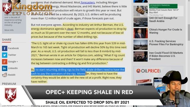 Shale Oil Could Decline 8 Million BPD as OPEC+ Keeps Shale in the Red смотреть онлайн