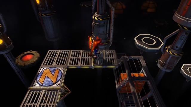 Crash Bandicoot N Sane Trilogy 21 livello: Generator Room (gemma gialla) смотреть онлайн