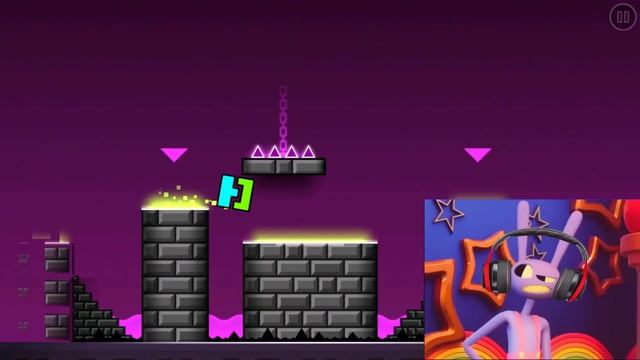 The Amazing Digital Circus Characters Play Geometry Dash Meltdown