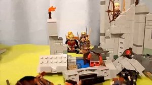 лего анимация властелин колец осада хельмовой пади