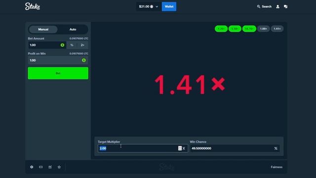 $10 to $100 CHALLENGE on Stake Limbo! смотреть онлайн