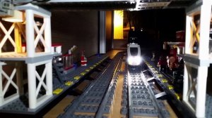 LEGO  - Реальный вид водителя из лобового окна - Ночная доставка груза