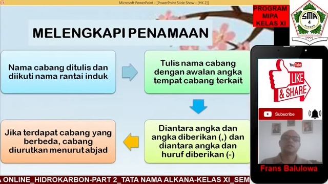 Hidrokarbon kelas XI-SMA Part 2-Tata Nama Alkana смотреть онлайн