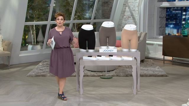 Jockey Skimmies Slipshorts Set of Three on QVC смотреть онлайн