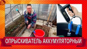 Супер Опрыскиватель аккумуляторный садовый Titan Водолей  Распаковка и первый тест