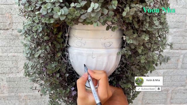 Siêu ý tưởng trồng cây trong chai nhựa | Flower pots from plastic bottles смотреть онлайн
