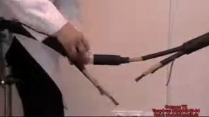 Монтаж соединительной муфты 8043 1RUS на кабель КГЭ 6 кВ