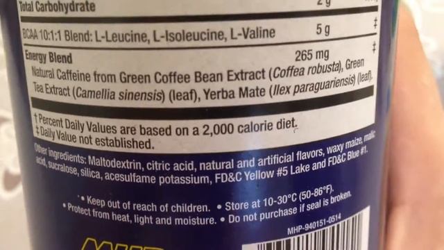 BCAA Energy 10X "MHP" Lemonade смотреть онлайн