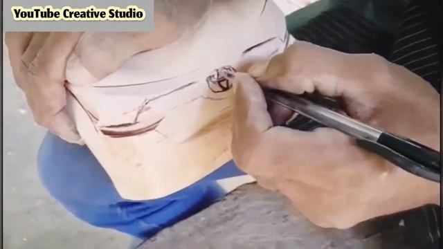 Wood Carving || How to make Toyota C-HR Hybrid 2020 || Woodworking DIY || YouTube Creative Studio смотреть онлайн
