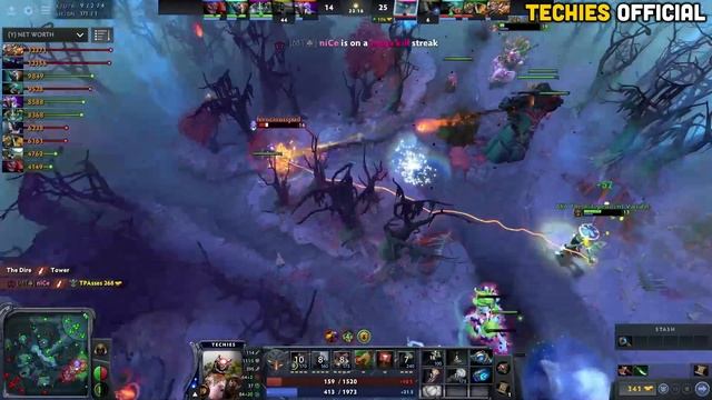 TECHIES MID VS MAGNUS!! - EPIC 4MANS BAIT | TECHIES OFFICIAL смотреть онлайн