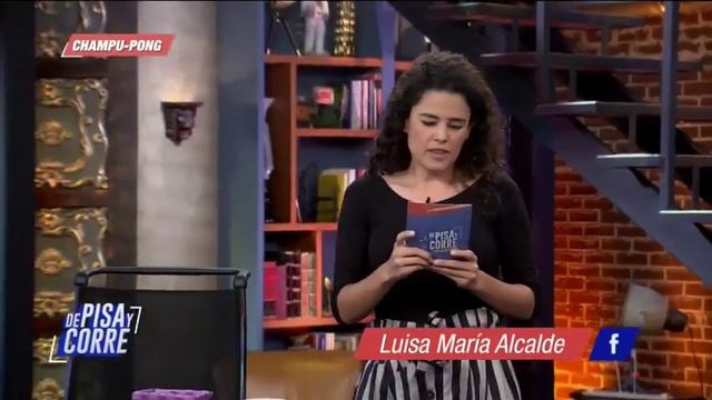 Luisa María Alcalde juega champu-pong y responde | De Pisa y Corre смотреть онлайн