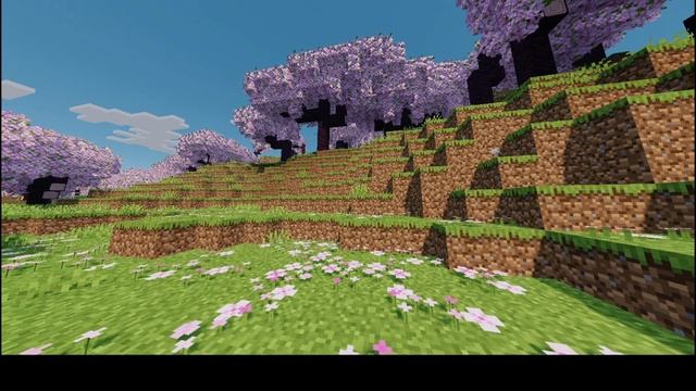 Cherry Grove Biome with Shaders | Chill Content смотреть онлайн