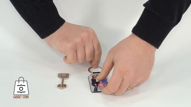 Portachiavi Rettangolare in Pelle con Foto смотреть онлайн