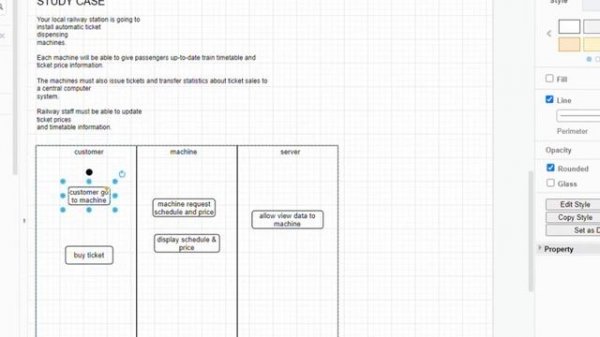 Creating Use Case & Activity Diagram on Draw.io