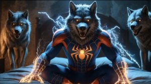 Мультики. Человек-паук против  Волка - паука. Мультфильм.