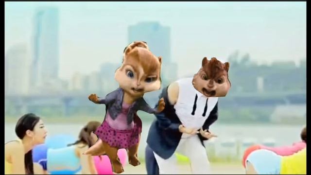 Oppa gangnan style - Alvin and the Chipmunk version смотреть онлайн