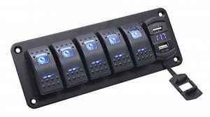 Как подключить панель кнопок на лодку