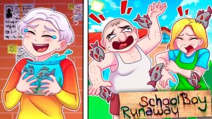 😨 Я Прожил 100 Дней и Затроллил ЗЛЫХ РОДИТЕЛЕЙ Сломанным Модом в Майнкрафт в SCHOOLBOY RUNAW