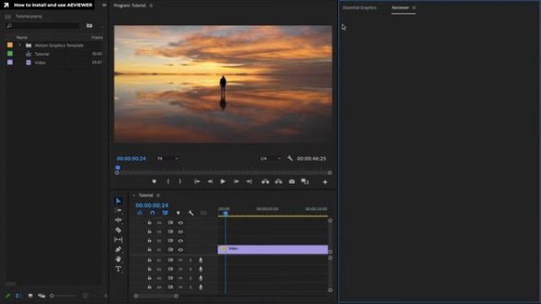 How to install and use AEVIEWER | MONO - Motion Graphics Pack | Premiere Pro