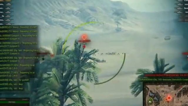 World of Tanks CW sand river ROBB vs D57T Nice game play смотреть онлайн