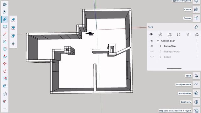 SketchUp на iPad. Сканирование помещения не выходя из SketchUp. Scan-to-Design смотреть онлайн